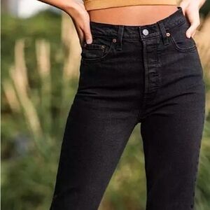 Levis ribcage bootcut jeans